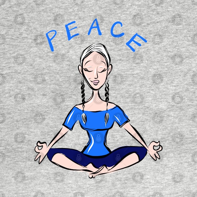 Peace in Yoga by Dani Vittz